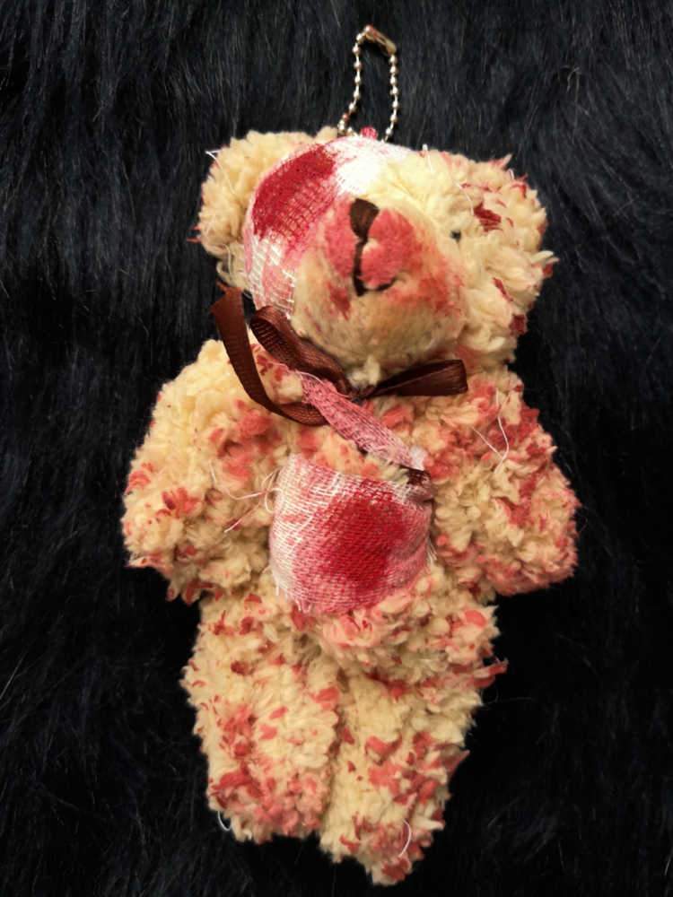 Bloody Wounds Mini Teddy Bear Key Chain-Gifts-SugarAndVapor