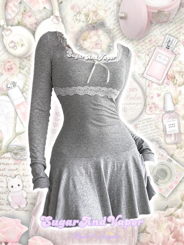 Calliope Coquette Lace Patch Dress-DRESSES-SugarAndVapor