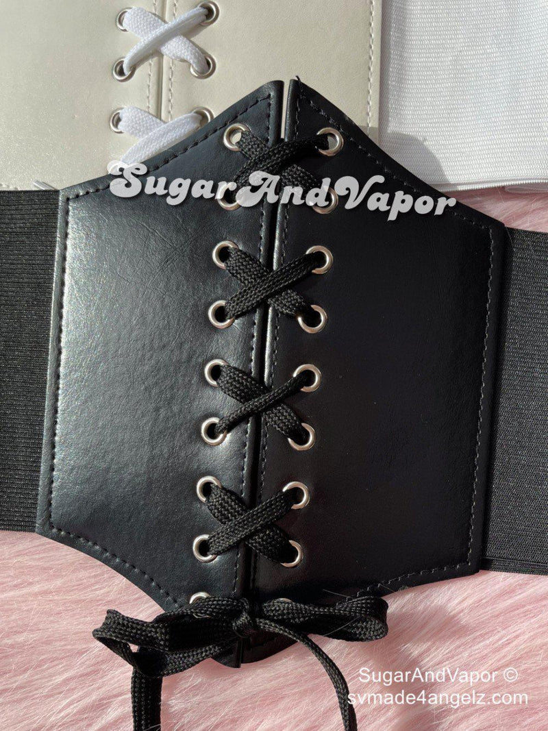 Evira PU Leather Corset Belt-BELTS-SugarAndVapor