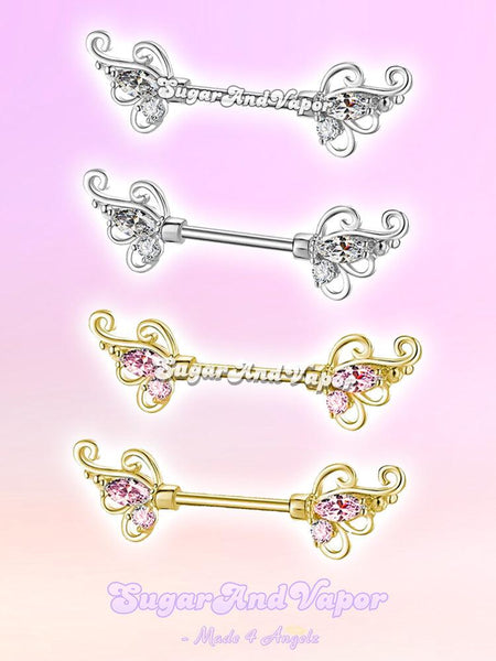 Pixie Wings Nipple Rings Set – SugarAndVapor