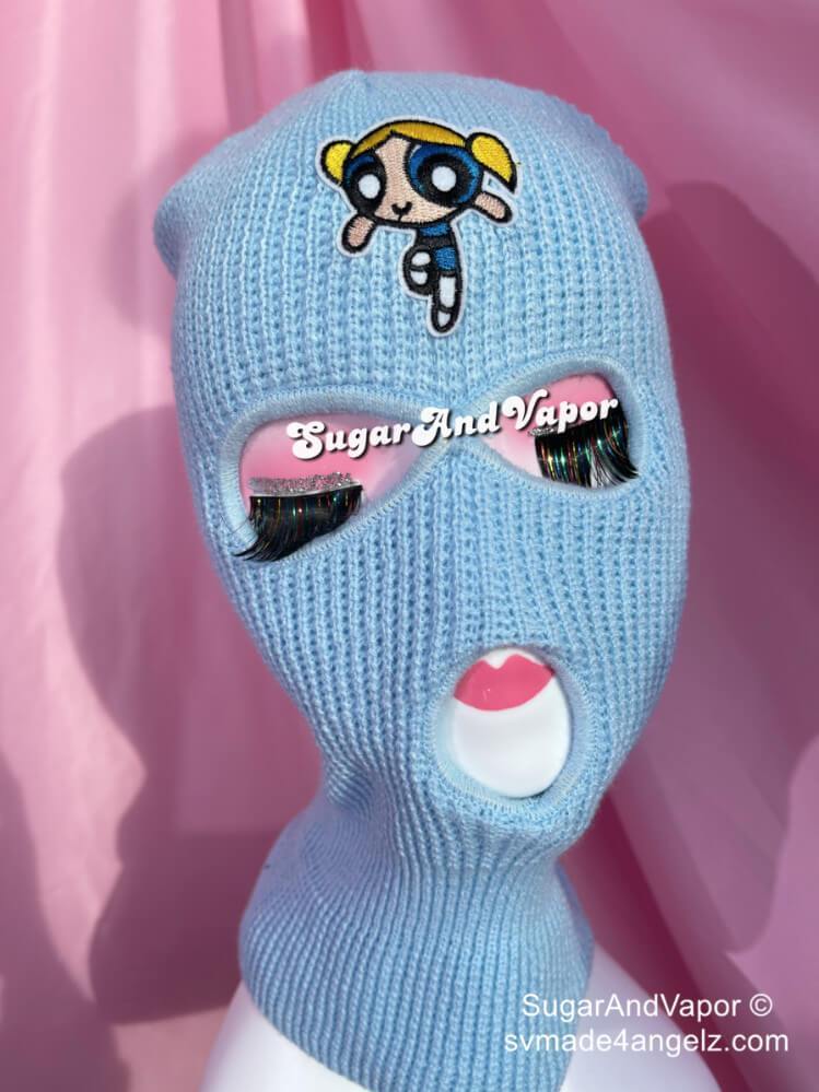 Powerpuff Girls Knitted Ski Mask-Masks-SugarAndVapor