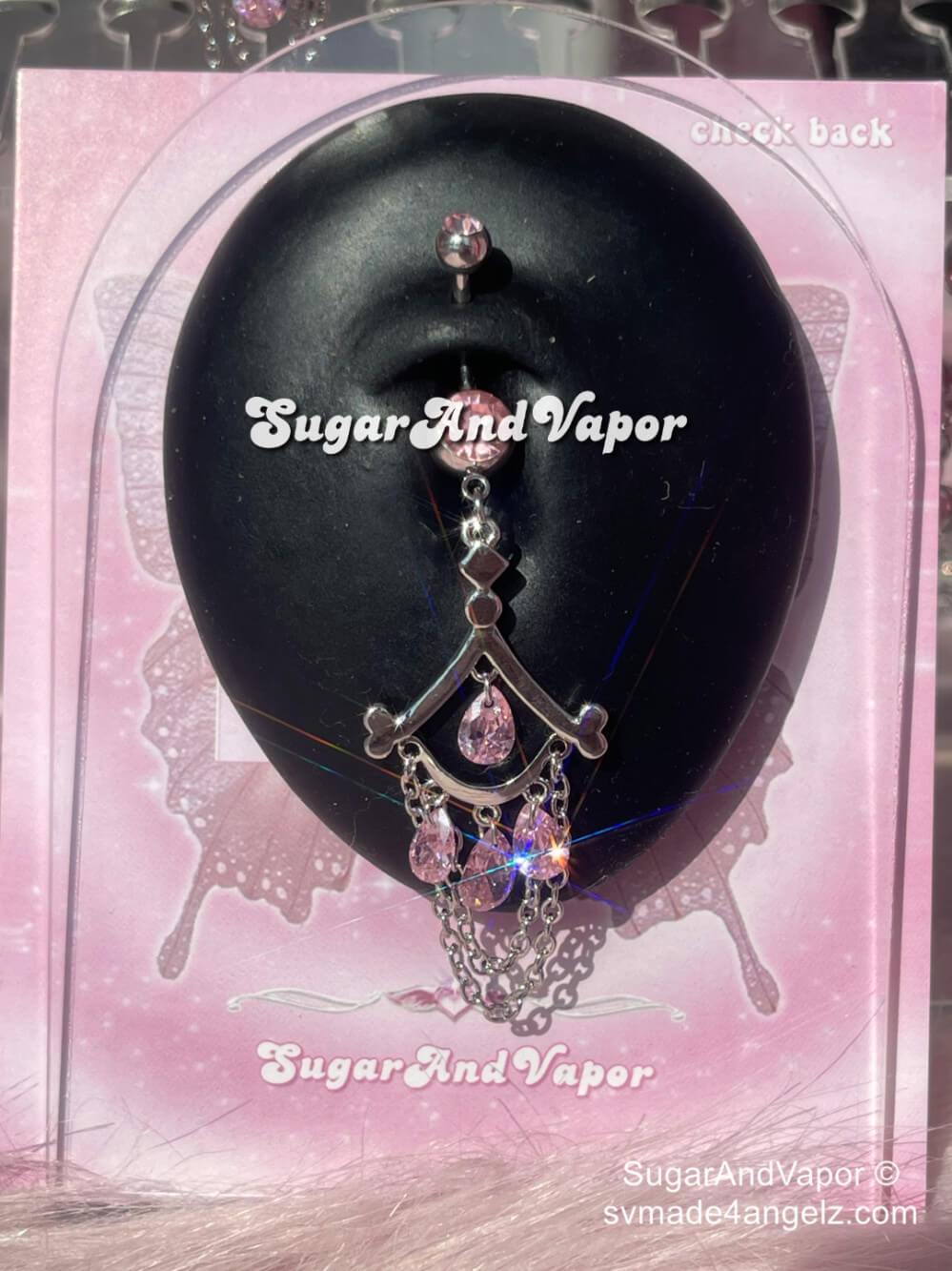 Y2K Bling Tassels Belly Ring-Belly Ring-SugarAndVapor